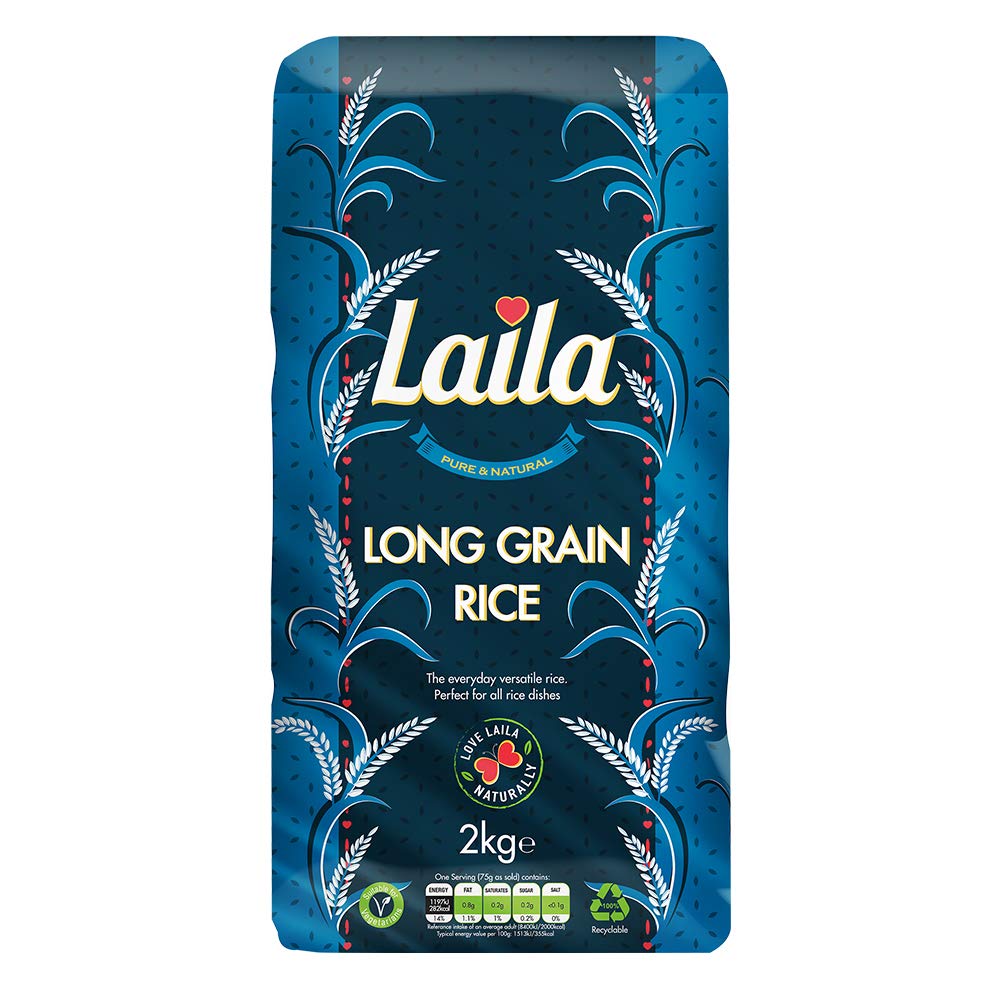 Laila Long Grain Rice (Brick Pack) 6x2KG
