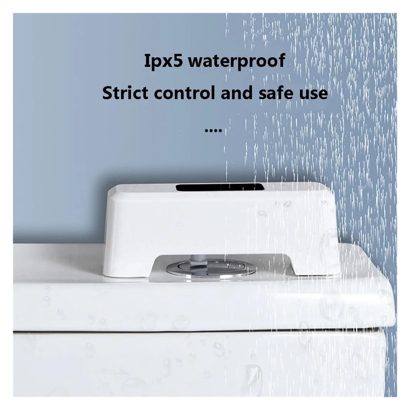 Fluxómetro manual para inodoro Sensor Automático Sin Contacto Con Pulsador Auxiliar For Descarga De Inodoro