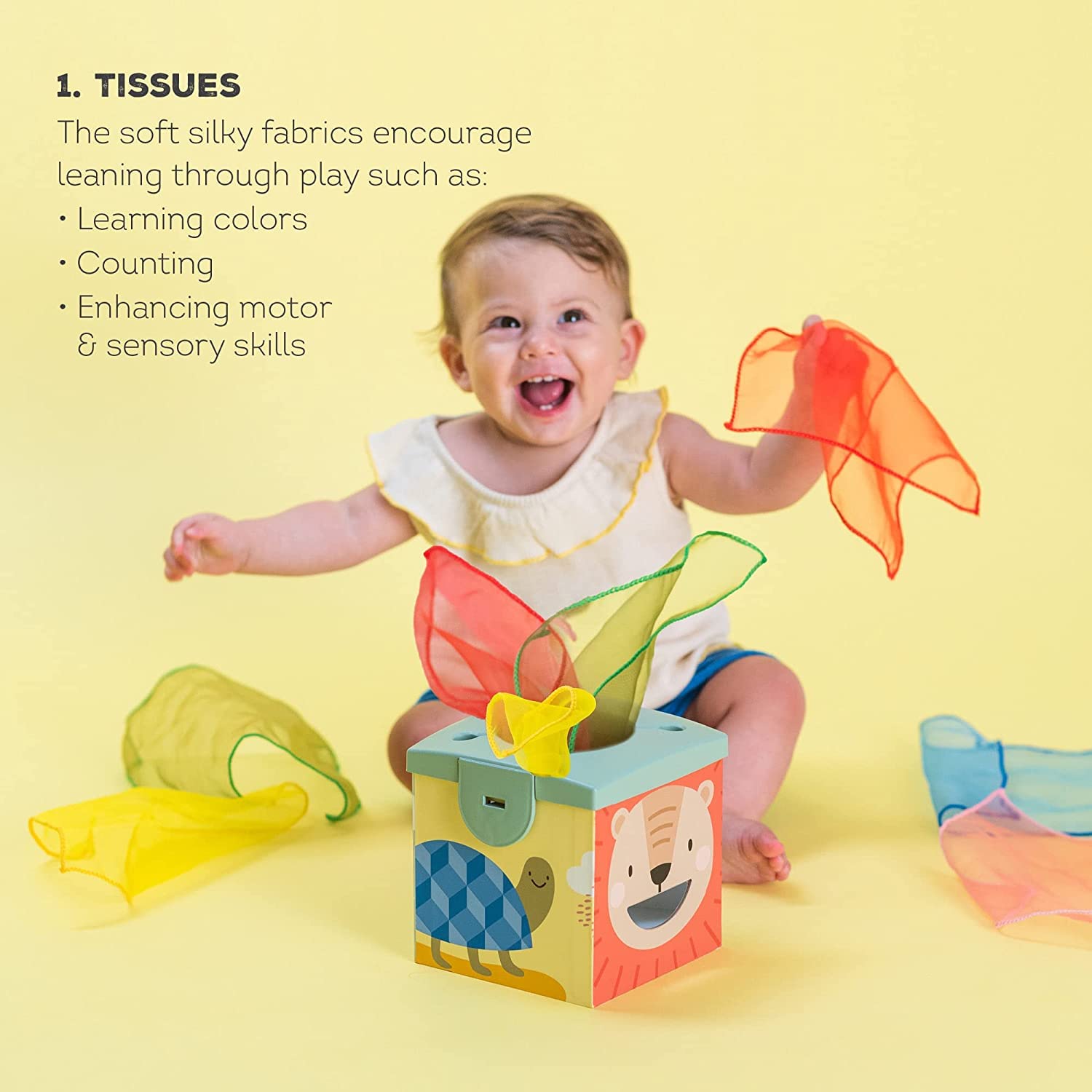 Taf Toys TAF12965 Zabawka Sensoryczna, Wielokolorowy, od 12 m