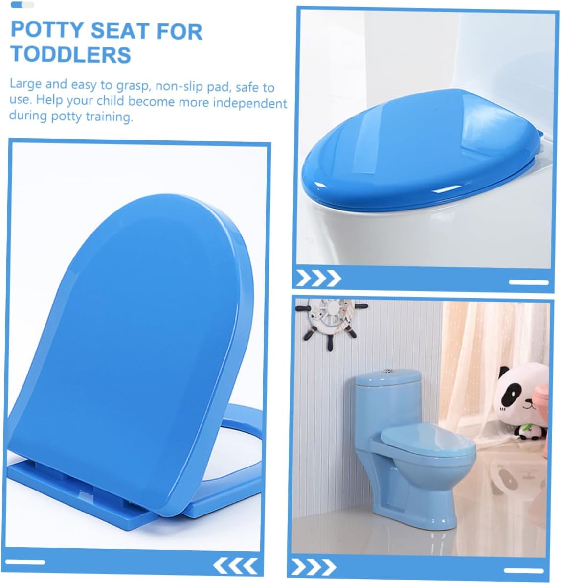 LIFKOME Potty Training Seat for Toddlers Comfortable and Easy to Install Toilet Trainer Suitable for Toilets Made of Safe Material for Indoor Use