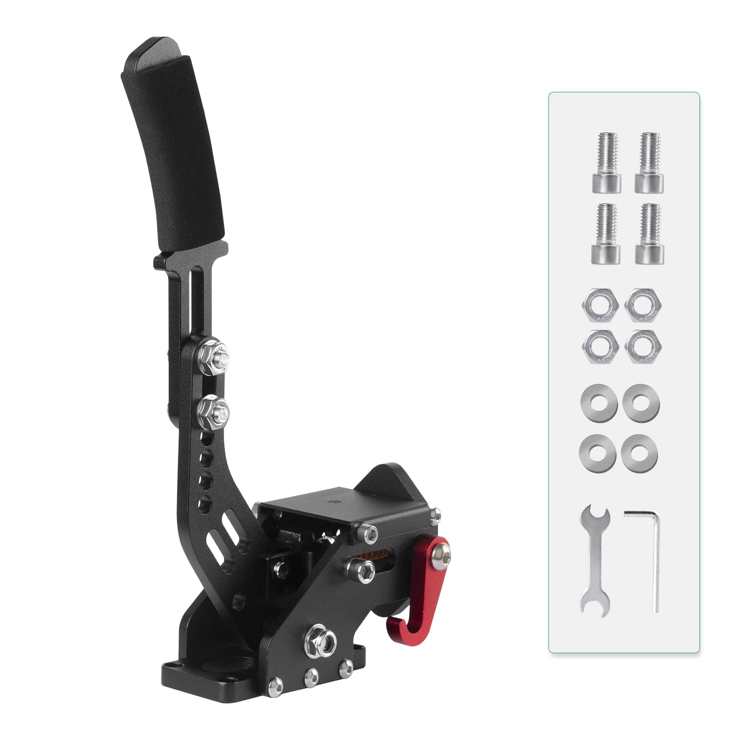 SIMSONN Sim Racing Handbrake 16 Bit PC USB Handbrake for Racing Games, Compatible with Logitech G920 G29 G923 G25 G27 T500 T300 Hall Sensor Handbrake (Black without Clamp)