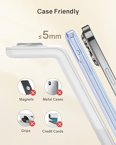 Miniatura 7 de CIYOYO Cargador inalámbrico, base de carga inalámbrica para iPhone 15 14 13 12 11 Pro Max XS XR X 8, Apple Watch 9876SE5432, Airpods 32Pro