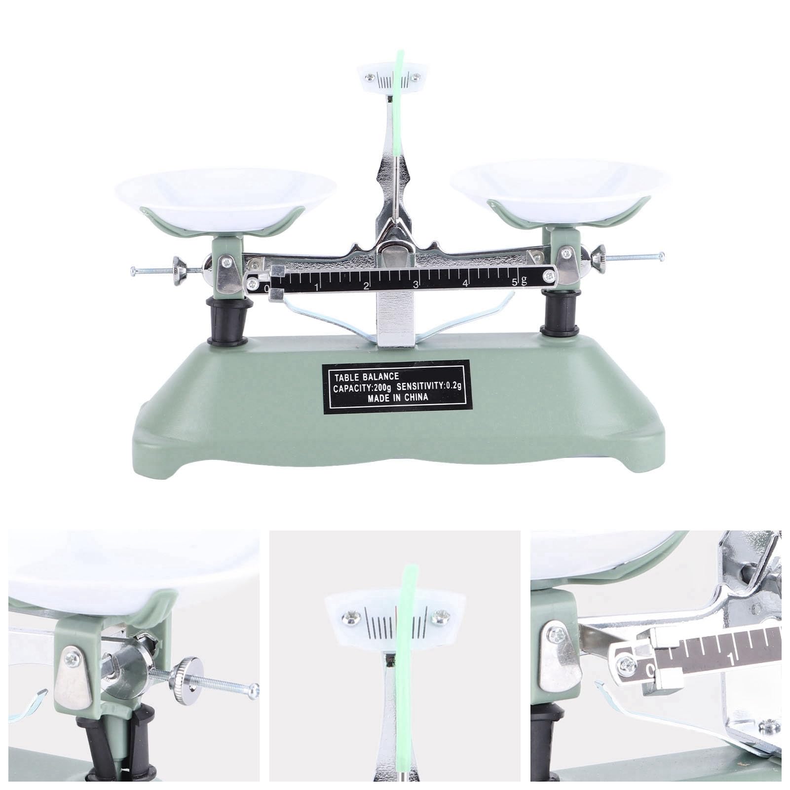 Mechanical Tray Balance, Lab Mechanical Balance Scale with Weights Chemical Physics Laboratory Teaching Tool Scales & Balances Lab Scales & Balances