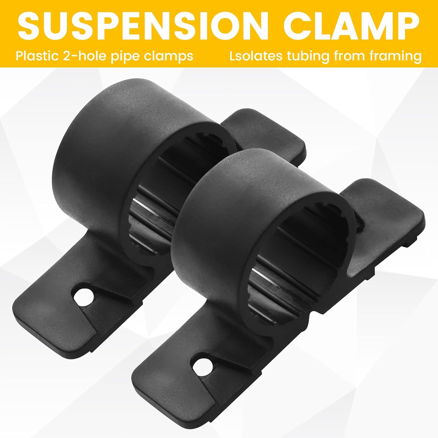 50 Pack 3/4 Inch Pipe Clamps Pex Clamp Heavy-Duty Bulk Pipe Supports Suspension Clamp Pex Clamps for Pex, Copper, CPVC (3/4inch)
