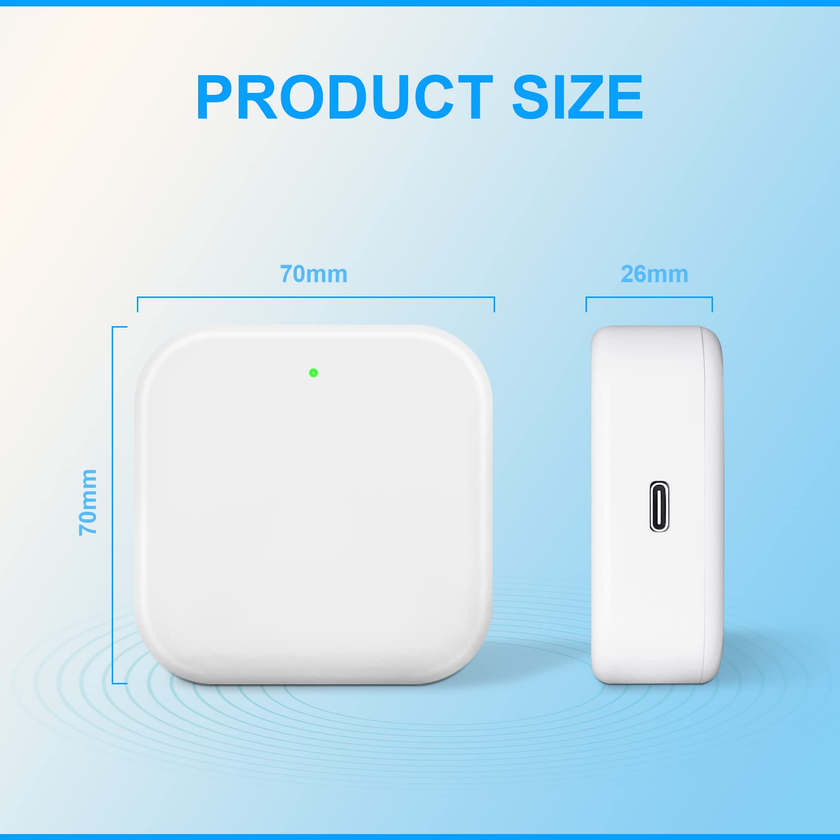 Jevina Gateway G2 pour application Tt Lock Bluetooth Serrure électronique de porte WiFi