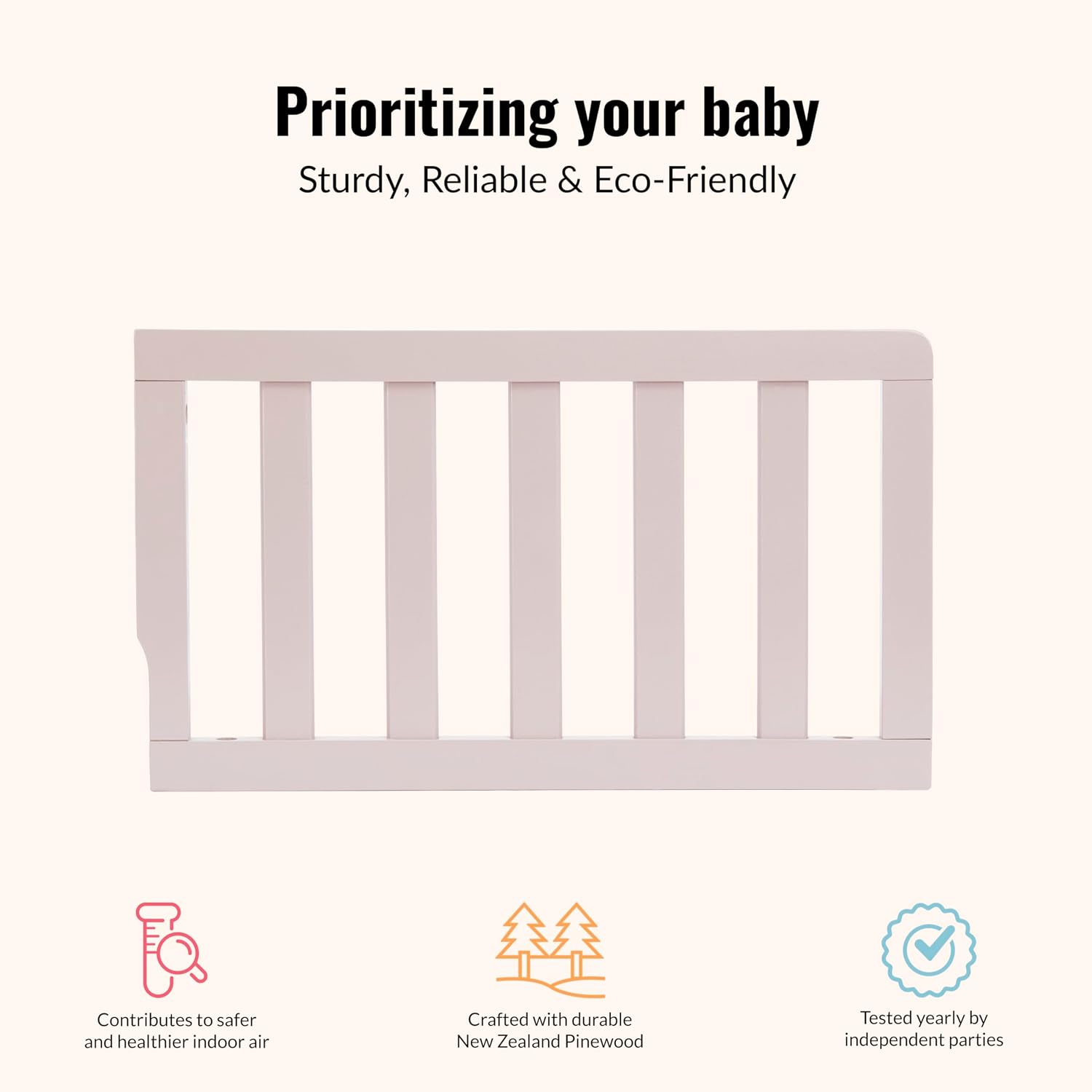 Sweetpea Baby Rose/Tiana Convertible Crib Toddler Guard Rail