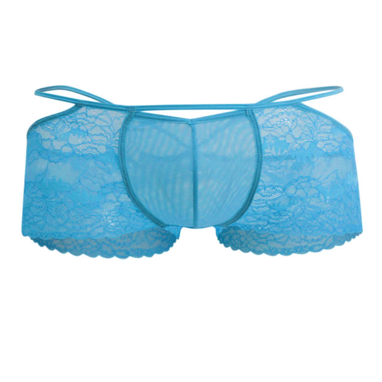 myza Men's Polyester and Spandex Full Coverage Lace Thong Brief Underwear-picture-13