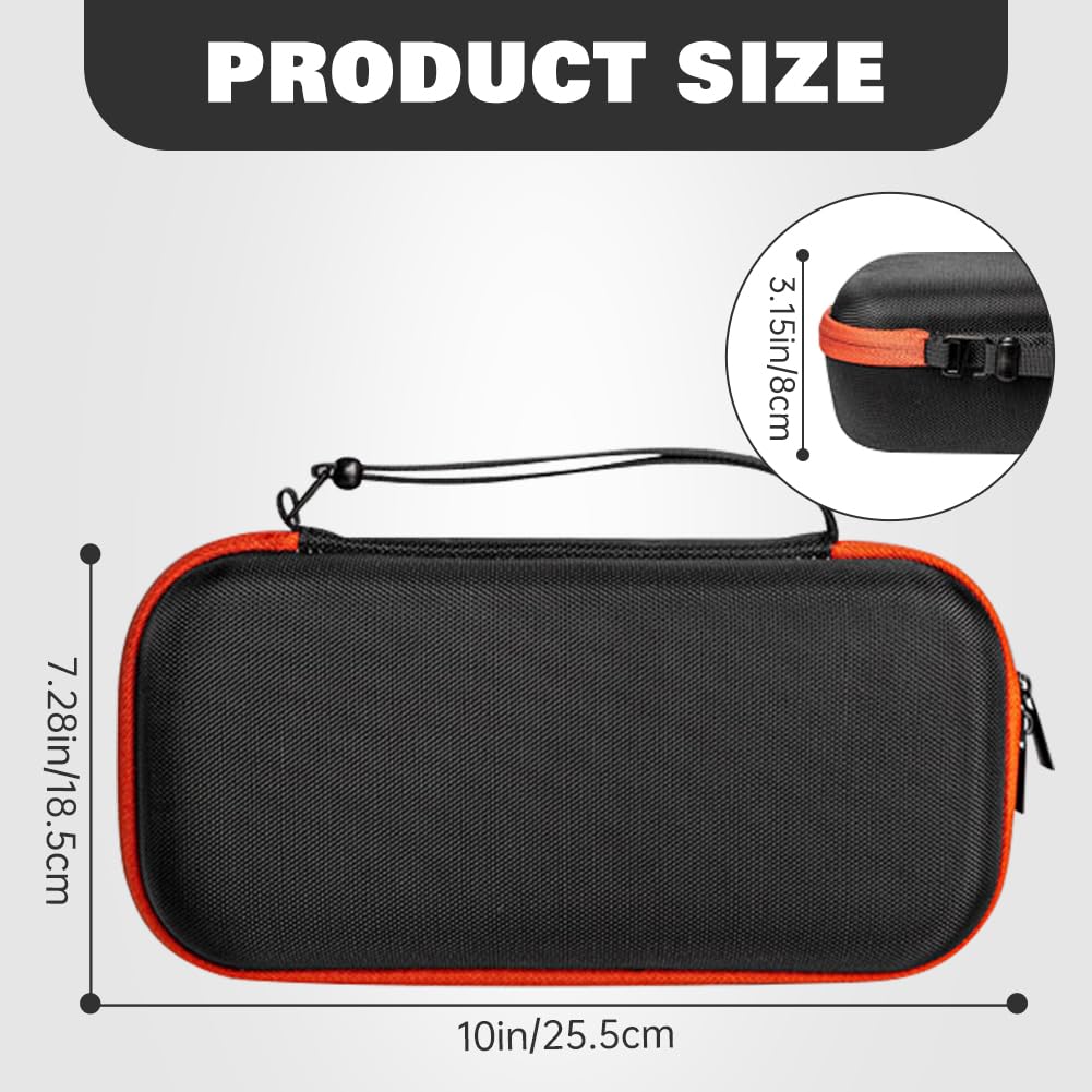 Étui Rigide EVA pourJBL PartyBox Wireless Micros - Boîte de Stockage Antichoc avec Poignée, Sac de Transport Étanche Protecteur pour Microphone, Organisateur Durable (Noir)