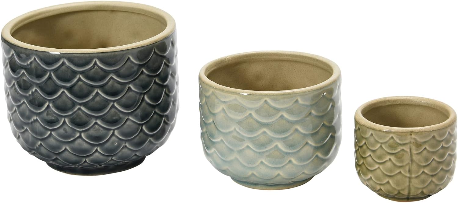 Decorative Stoneware Owl Containers