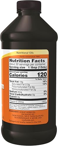 Miniatura 2 de NOW Suplementos aceite de germen de trigo con ácidos grasos esenciales EFA aceite nutricional 16 onzas