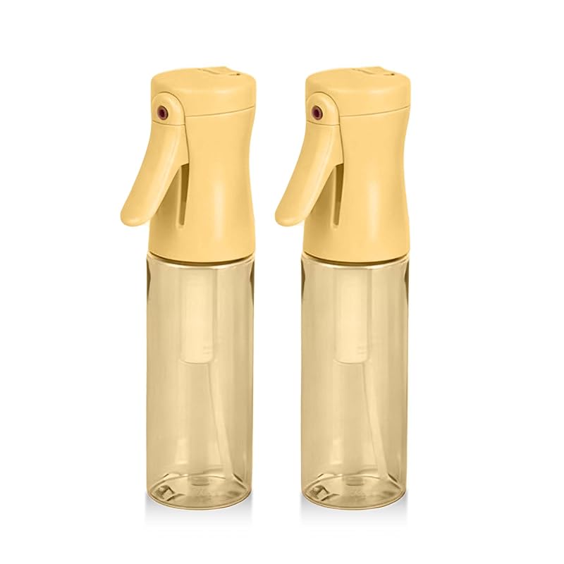 Frascos spray recarregáveis Zuhose, 95 mL, Pacote com 2, Amarelos