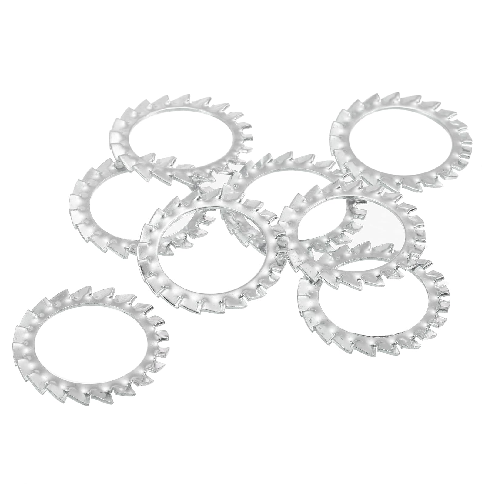 Rondelle Di Bloccaggio A Stella M20 X 40mm - Acciaio Manganese 65Mn | 50 Pezzi Per Meccanica - Foto 9