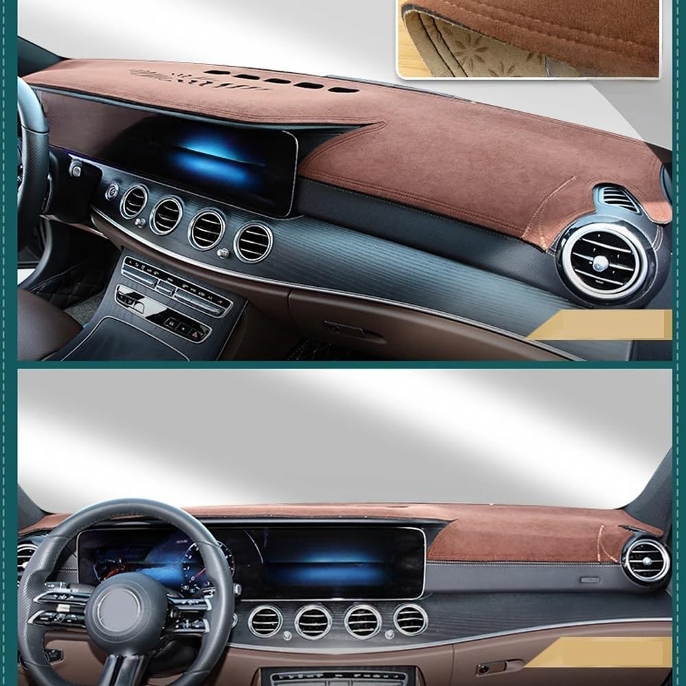 Tapis De Tableau De Bord En Cuir Pour Alfa Romeo Giulia (952) 2017-2021 - Anti-UV, Anti-Glare - 3