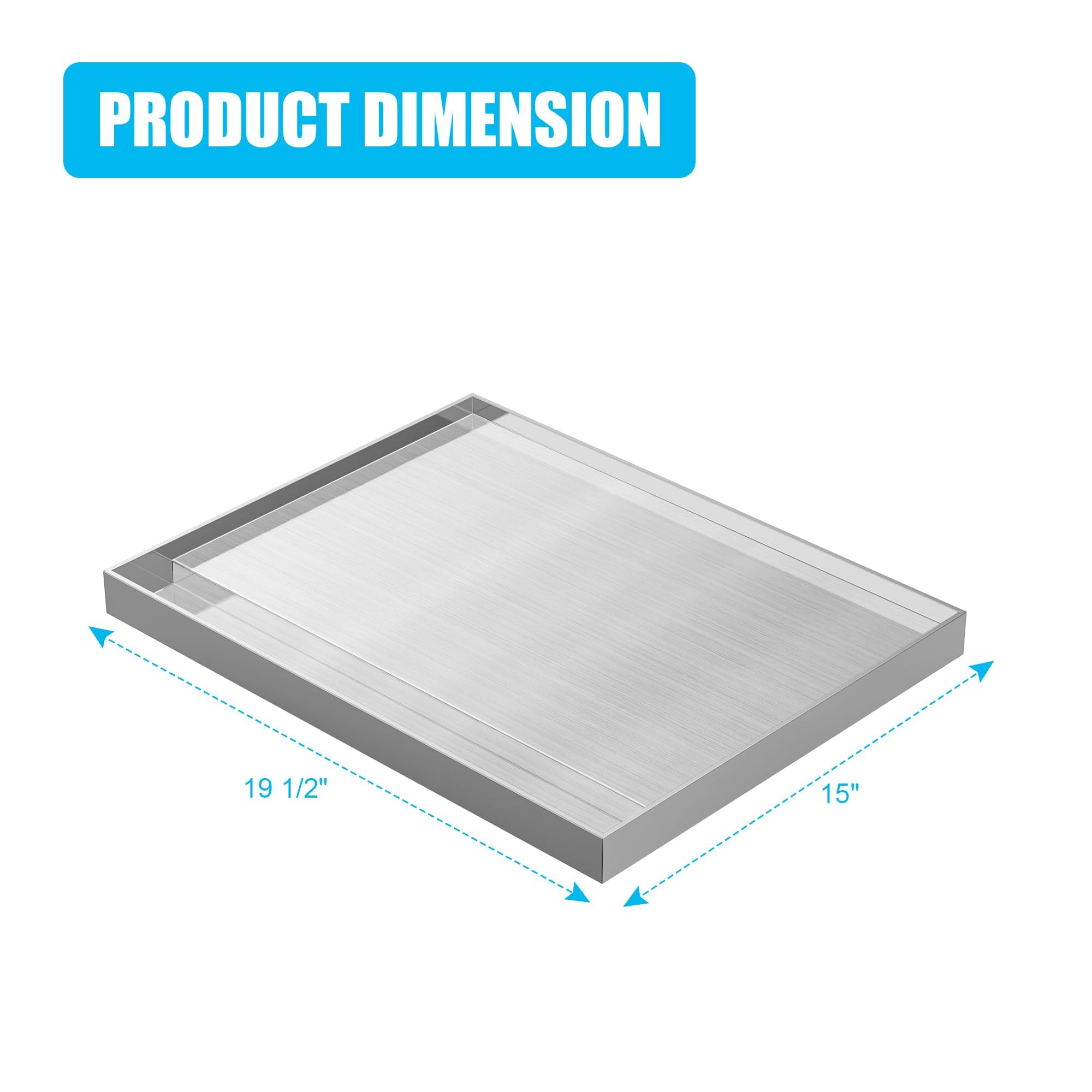 LS'BABQ Stainless Steel Flat Top Griddle for Bull 30