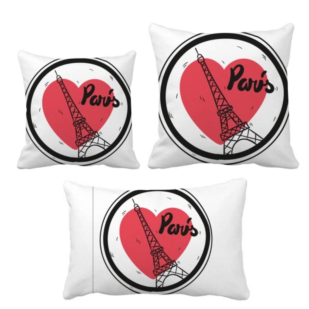 Tour Eiffel housse de coussin pour salon déco parisienne élégante