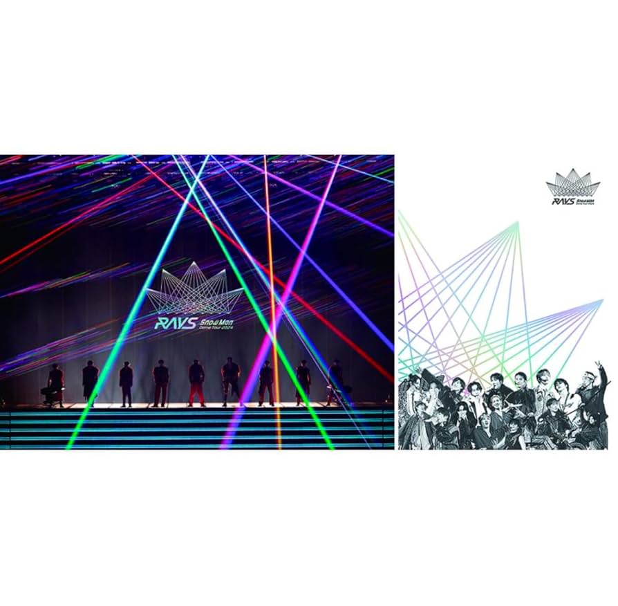 Man RAYS ライブDVD 初回盤通常盤セット Amazon.co.jp: 2形態 DVDセット Snow Man Dome Tour 2024 RAYS