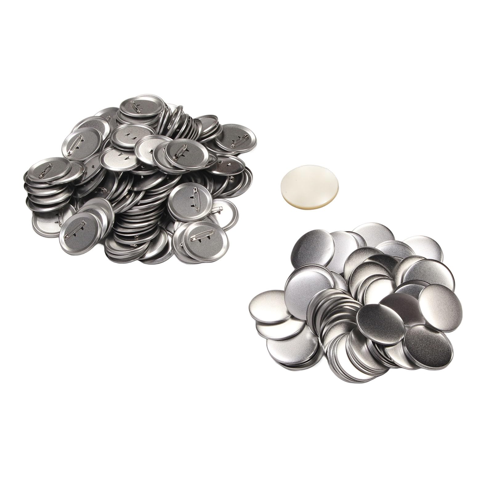 Kit de Insignia de Botón de Metal, 100 Sets Entrega Vacía Kit Multipropósito de Pines Redondos, Conjunto de Electrodomésticos de Cocina Pequeños Tive Innovadores para Insignias