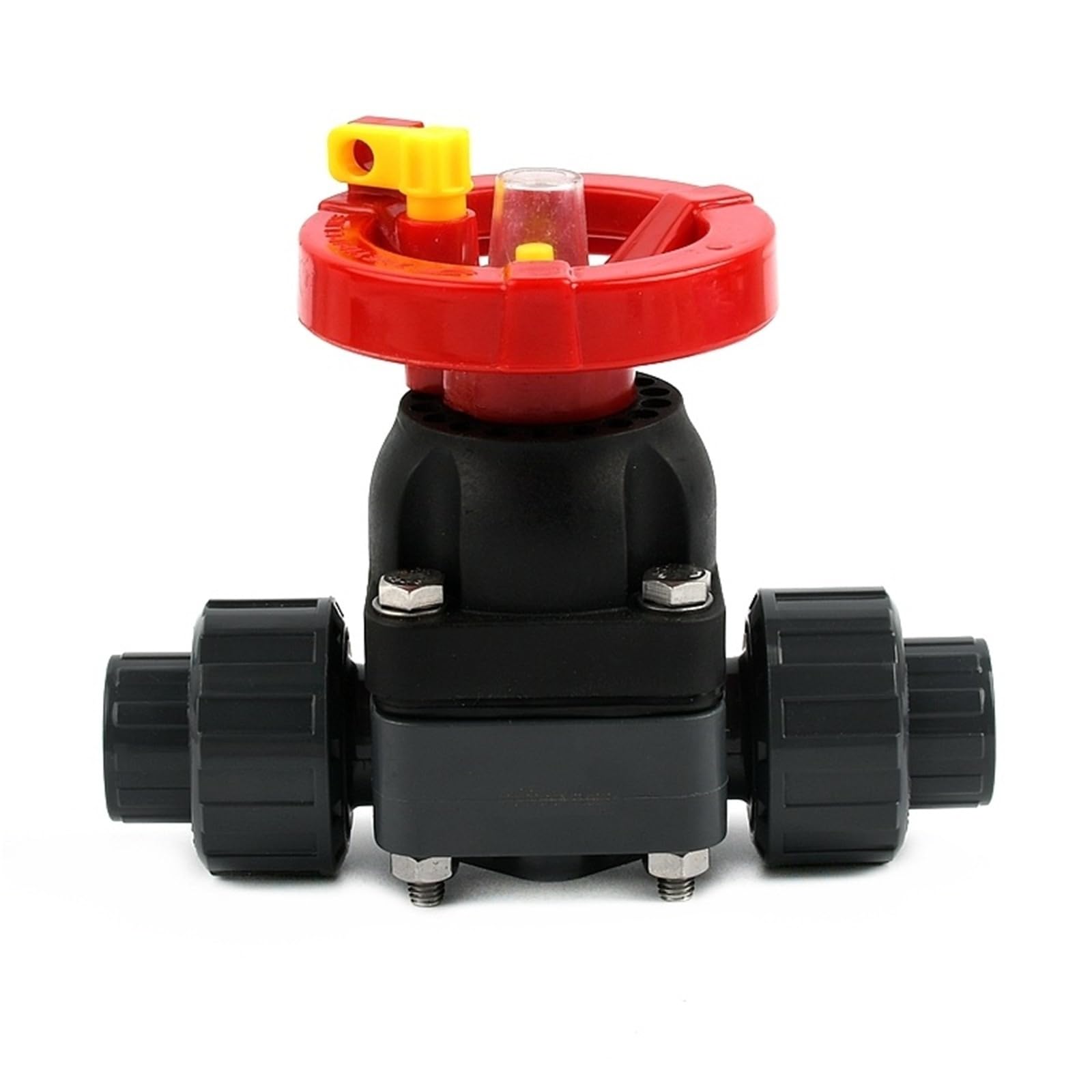 Trgyjgkf Inner Diameter 63Mm 1Pc Double-Union Limiting Diaphragm Valve Fittings Aquarium Fish Tank Accessories Garden Irrigation Pipe Adapter Upvc 16Mm~63Mm(Inner Diameter 63Mm)