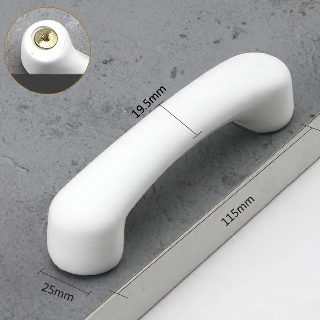 12 pomelli in ceramica per porte, armadi, cassetti, mobili per credenze, bagno, comò, accessori per casa, ufficio, maniglie decorative per cassetti, CC: 96 mm