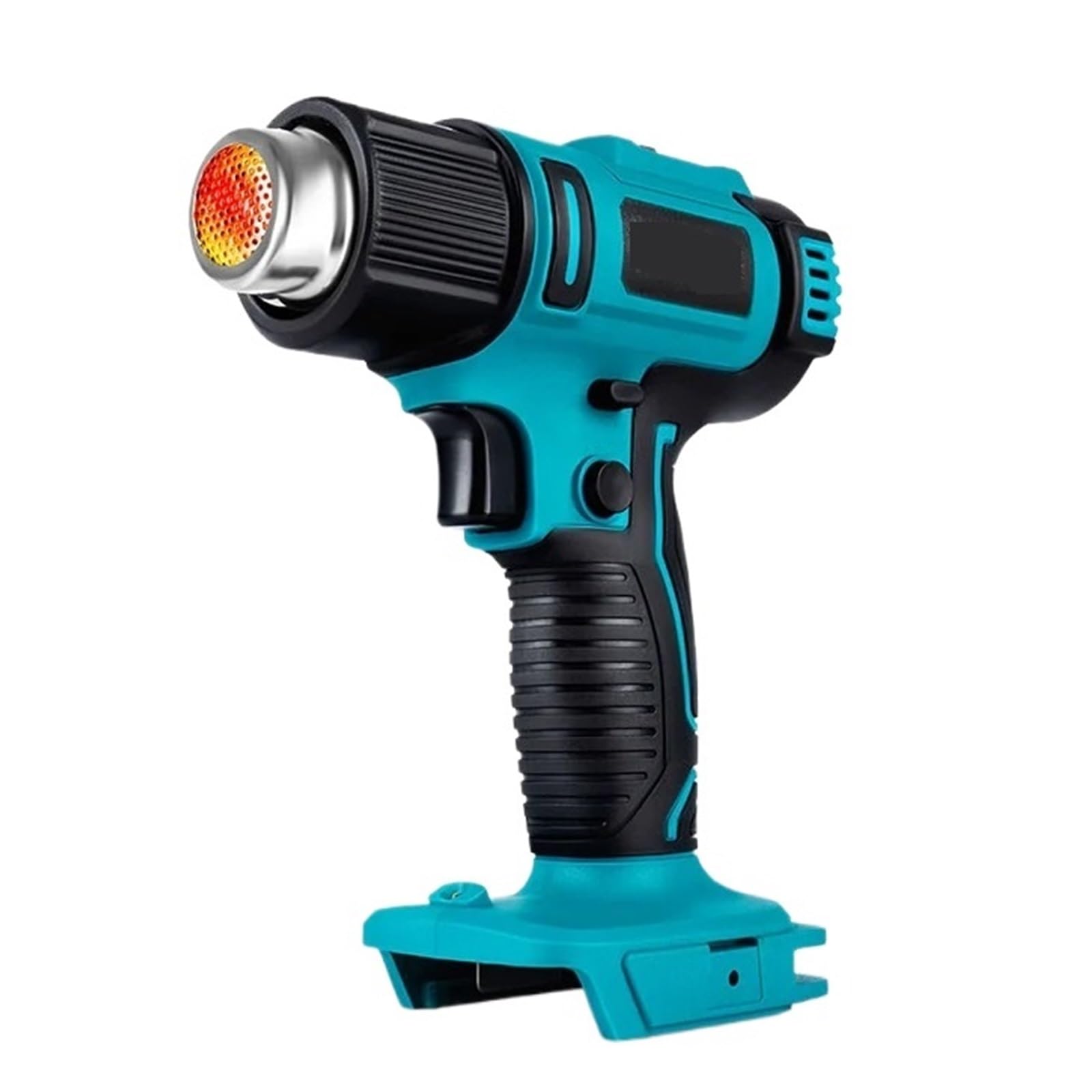 50-550 ℃ Bezprzewodowa Opalarka Prędkość Wiatru 6 Biegów Wyświetlacz LED Temperatury Przemysłowy Domowy Na Akumulator 18 V Mocne, Szybkie Nagrzewanie(0 Accessory)