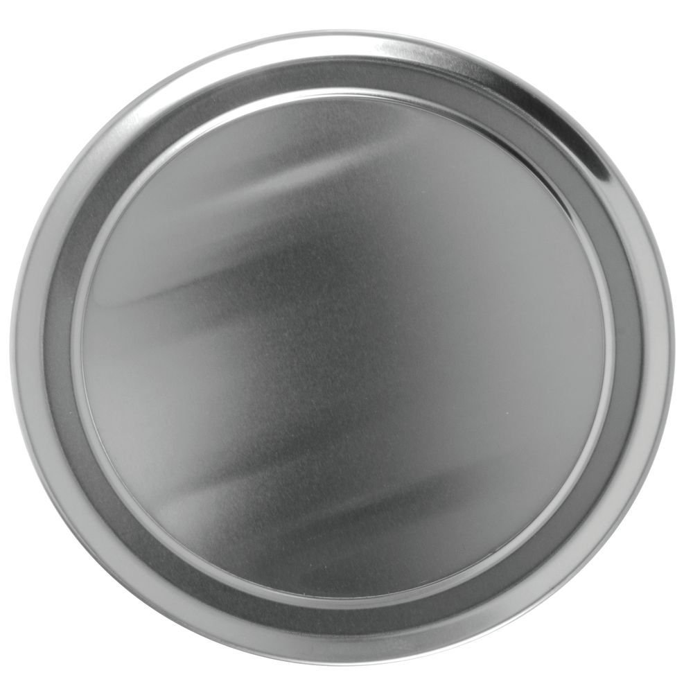 Pizza Pan with Wide Rim Aluminum - 10" Dia by HUBERT – Aluminum, Silver, Model PTW10