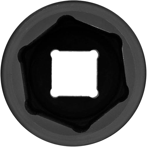 Miniatura 9 de Jetech Enchufe de impacto de 34 pulgadas de profundidad de 1.378in con diseño de 6 puntos, acero de aleación de molibdeno cromado tratado