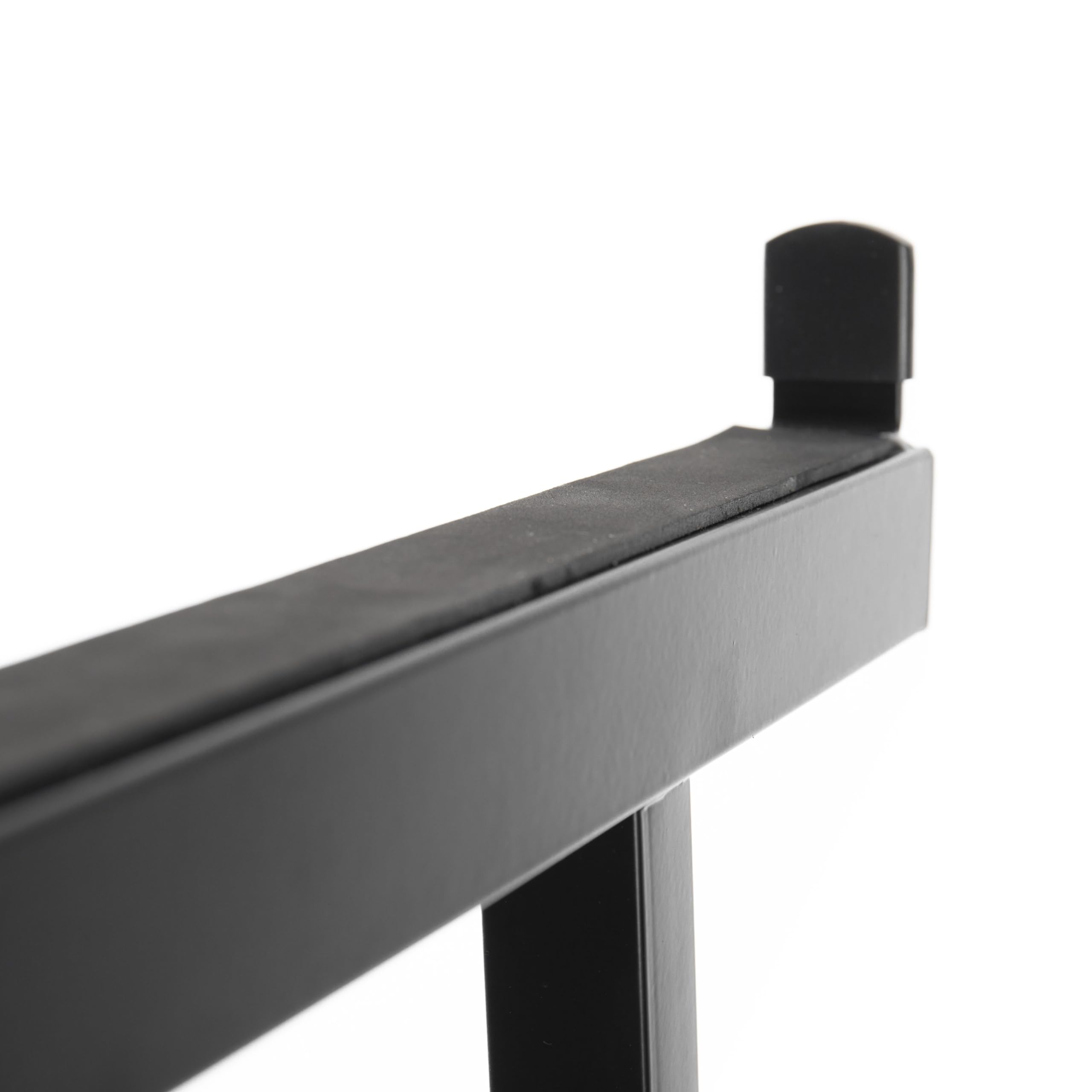 MUSIC STORE Mixer Stand XL, Robuster Universeller Mixerständer, 80cm Höhe, 80kg Belastbarkeit, Einstellbare Auflagenbreite, Schwarz