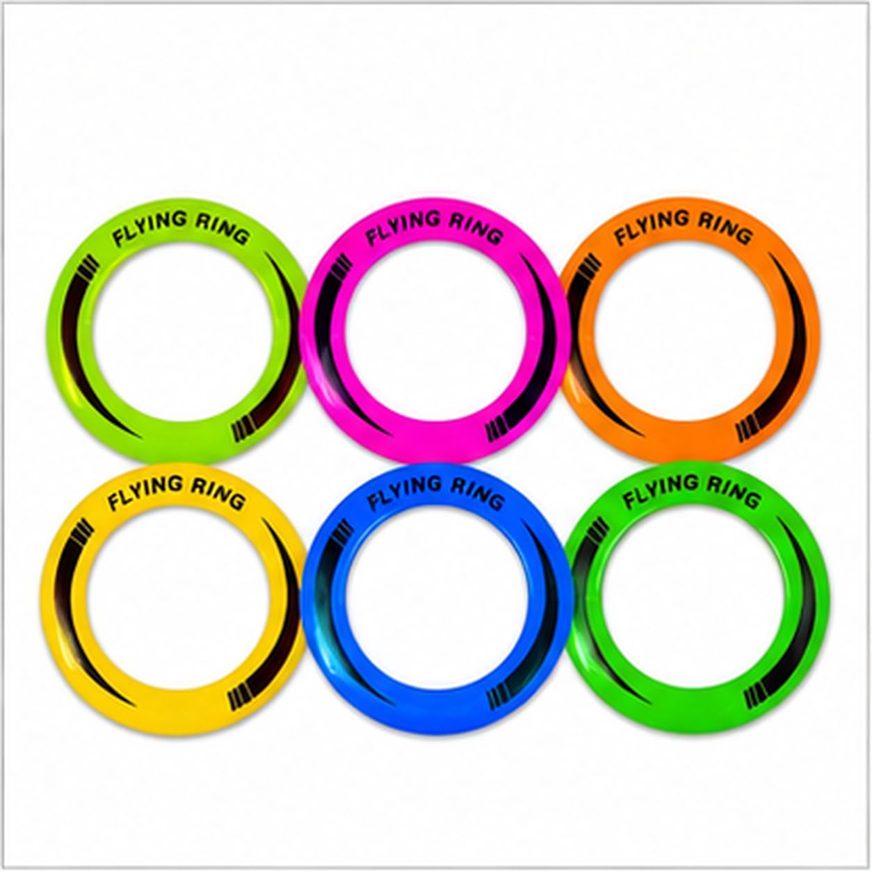 Birthday Popper 6 Pcs Flying Ring Frisbee as Birthday Return Gift for Kids | Assorted Colorful Lightweight Discs for Outdoor Play | Game Prizes, Family Fun Activities, Beach Flyer Toy for Boys & Girls-image-3