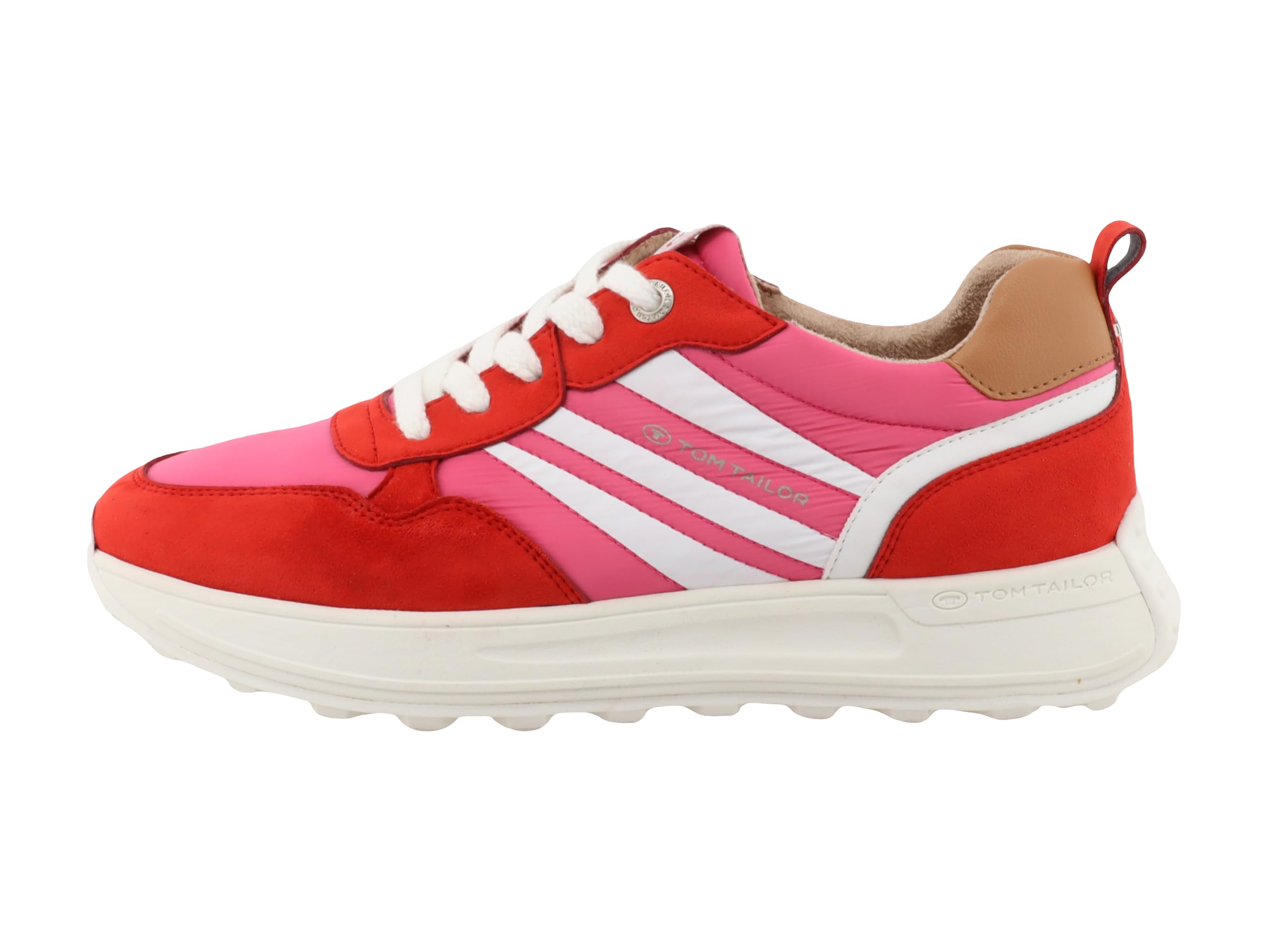 TOM TAILOR Women 9590100007 Sneaker, Red Rose, 7 UK