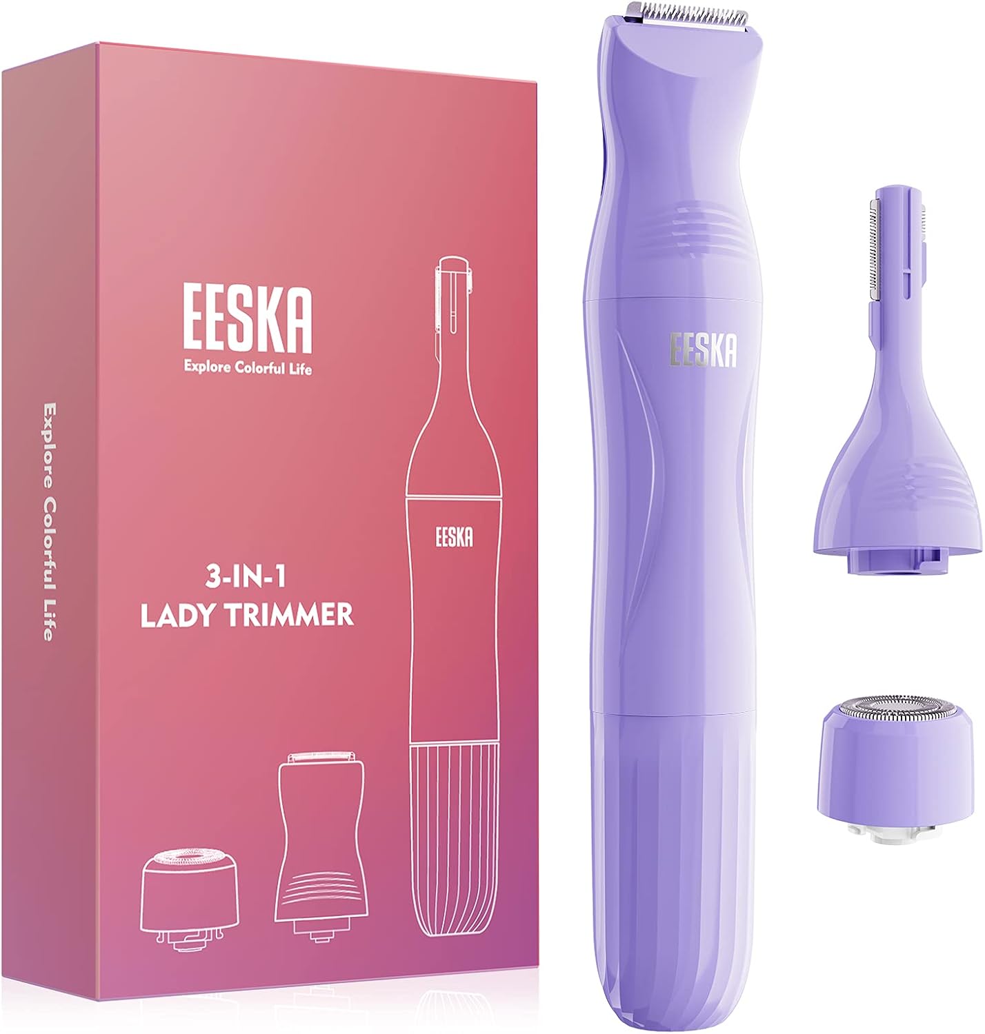 Bikini Trimmer for Women, EESKA 3in1 Painless Kosovo Ubuy