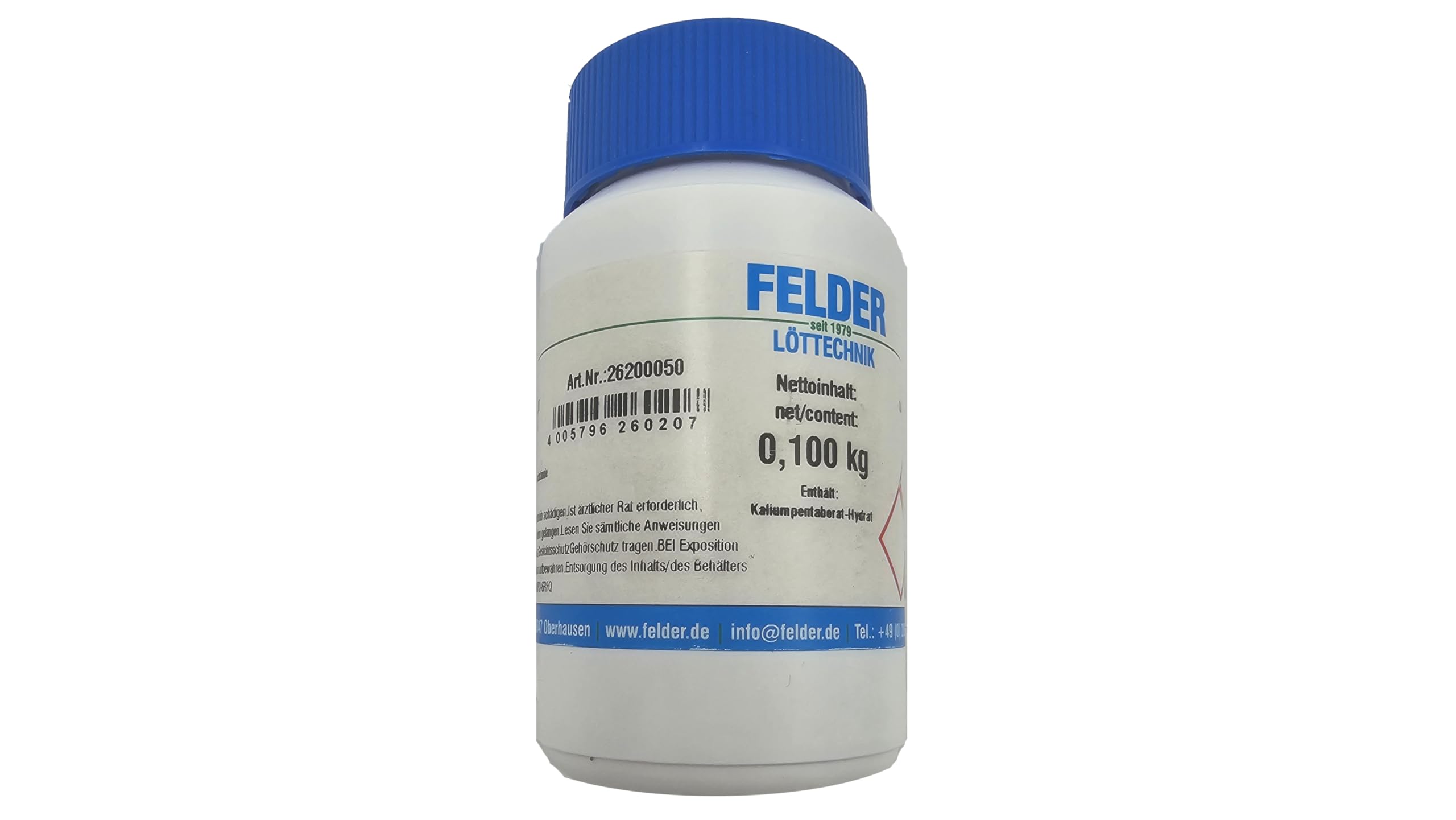 Felder Hartlötpulver Universal 0,1 kg für Stahl, Kupfer, Messing und Bronze