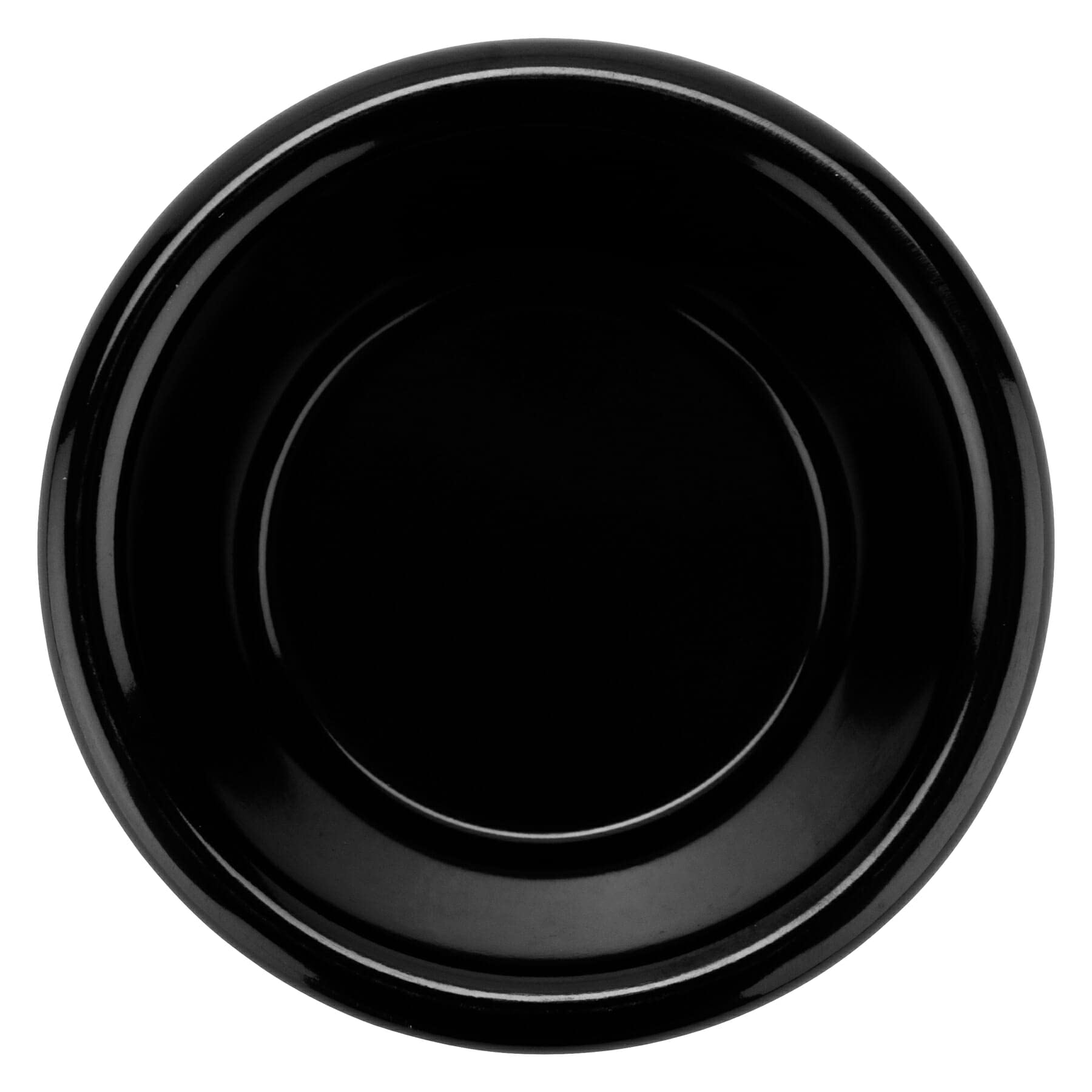 G.E.T. RM-387-BK 2 oz. Fluted Ramekin, Break Resistant, Melamine, Black (Pack of 12)