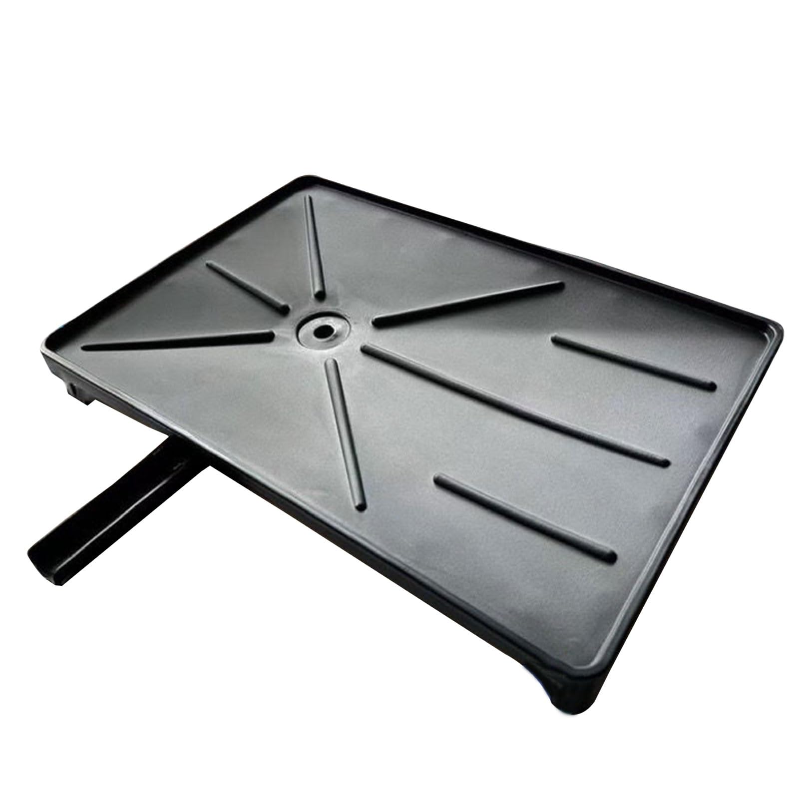 Vassoi Raccogli-Gocce da Tavolo da 37cm, Vassoio Plastica Rettangolare, può Essere Utilizzata per Lo Scolo Quotidiano delle Stoviglie(Black)