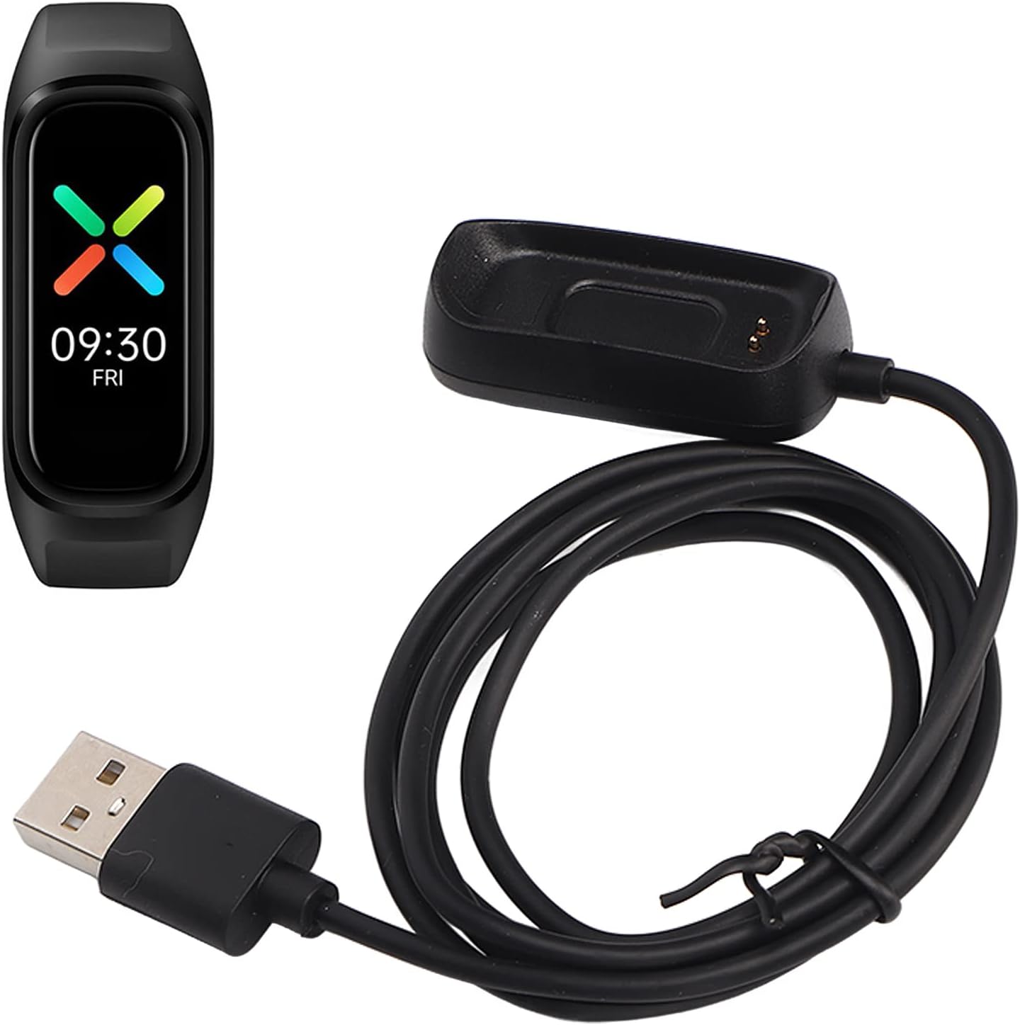 Smart Watch Charger for Band SpO2 Sport Watch, Smart Exercise Bracelet Charger, Smartwatch USB Charger Cable Replacement for Band