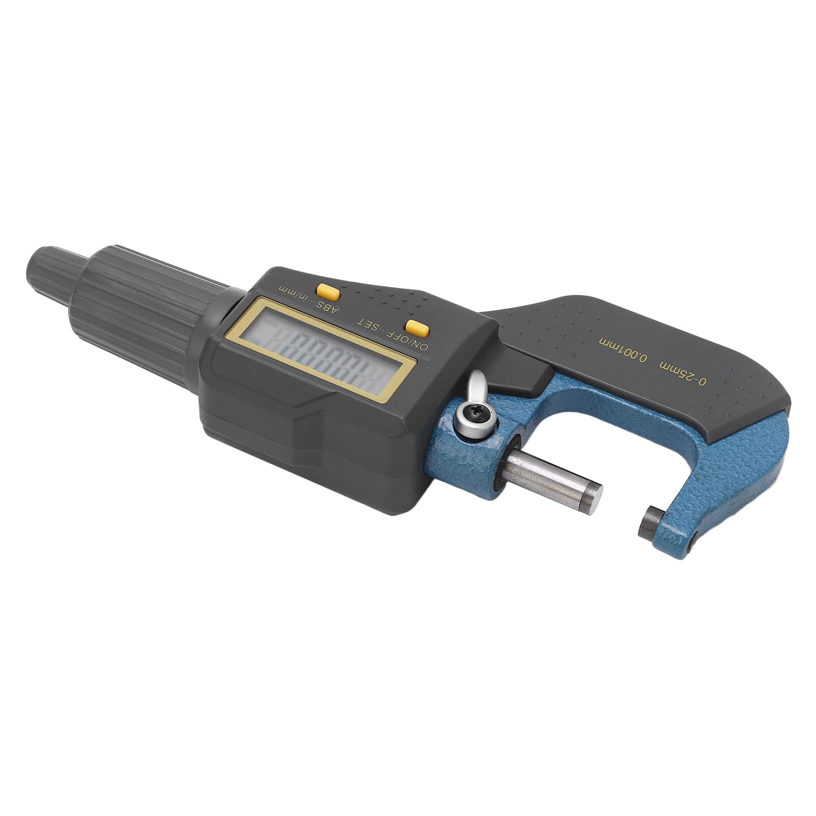 FTVOGUE Digitaler Mikrometer-Messschieber, Elektronisches Dickenmessgerät, 0 Bis 25 Mm, 0,001 Mm Genauigkeit, Zoll, Metrischer Relativmodus mit CR2032-Batterie für Maschinisten Zur Messung des