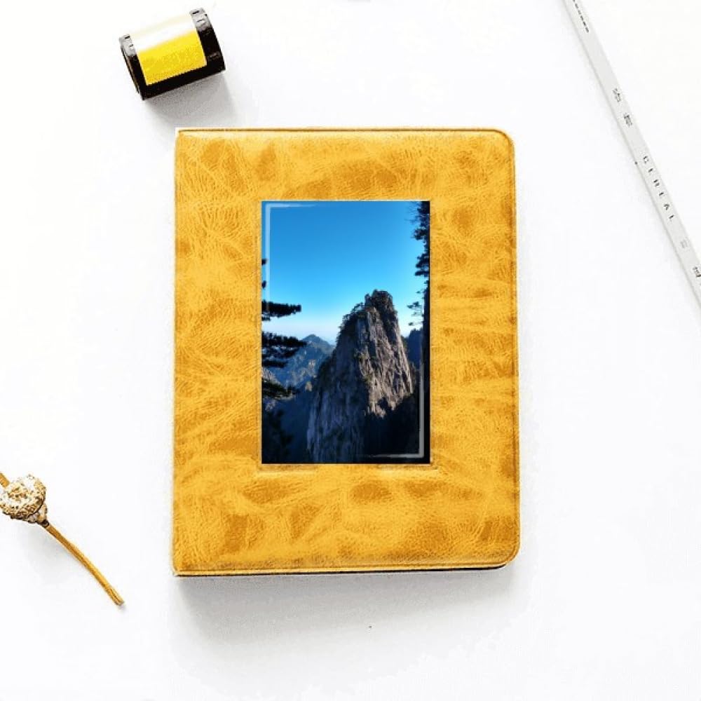 no/no Mountain Peaks Pine Trees Photo Album Family Wedding Picture 4x6