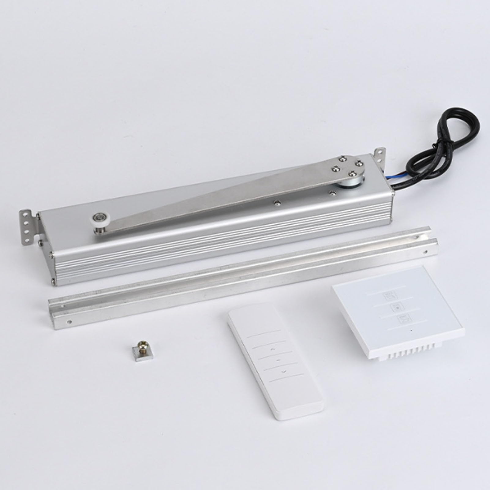 Abridor eléctrico de ventana de 24 V, deslizador automático con control remoto e interruptor, ajustable de 0 a 90°, diseño de brazo plegable