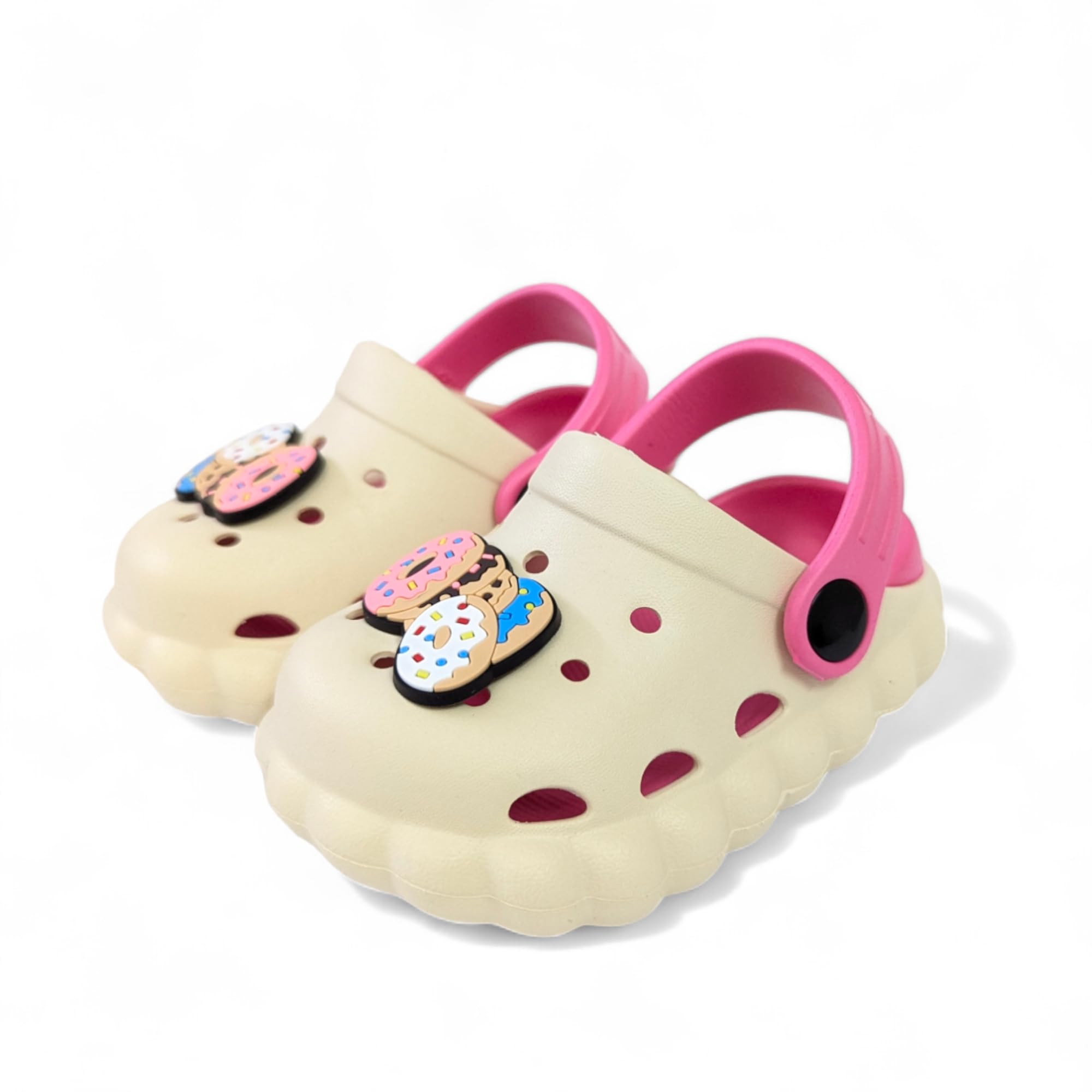 Naughty Angel First Walking Shoes for Baby Girls, Kids Clogs Slippers for Beach, Pool, Yard, Garden, Camping, Travel-image-44