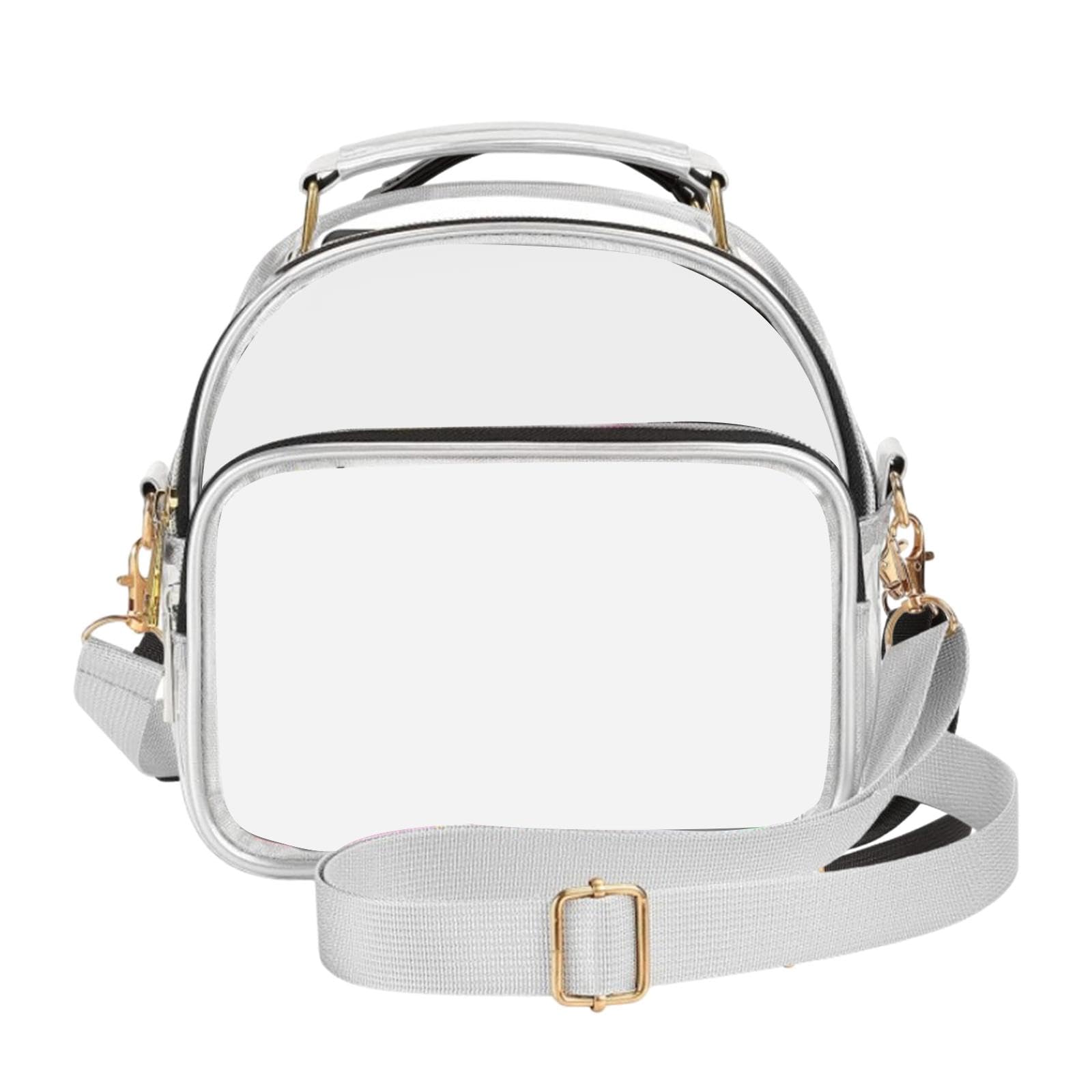 enakshi (label) Enakshi Clear Sling Bag Daypack Storage Tote Cute Men Traveling Women Clear Backpack White| Clothing, Shoes & Accessories|Womens Handbags & Bags-picture-16