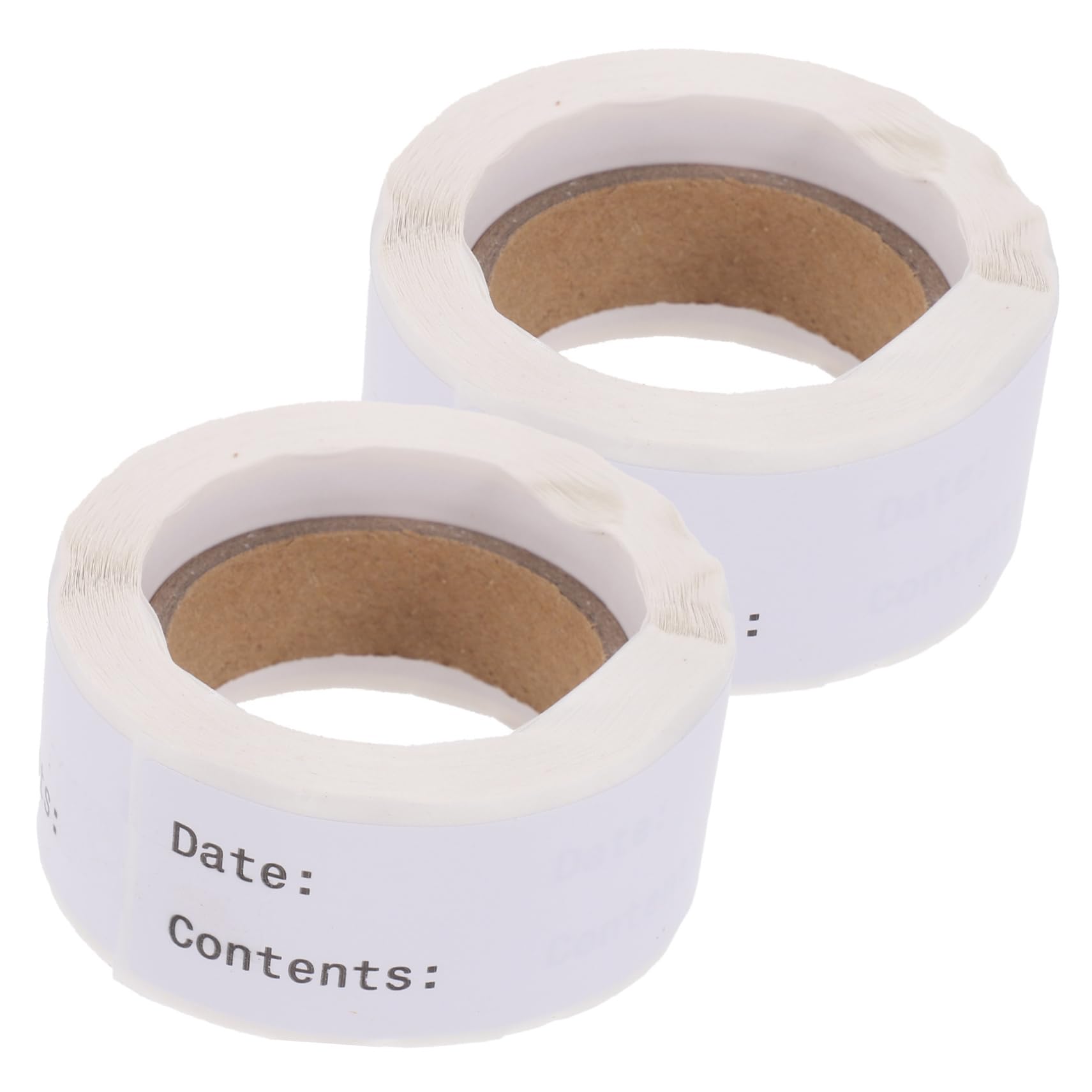 SHINEOFI 6rotoli Etichette Adesive Scrivibili Per Alimenti Stickers Per Data Di Scadenza Per Cucina e Congelatore Facili Da Applicare e Rimuovere