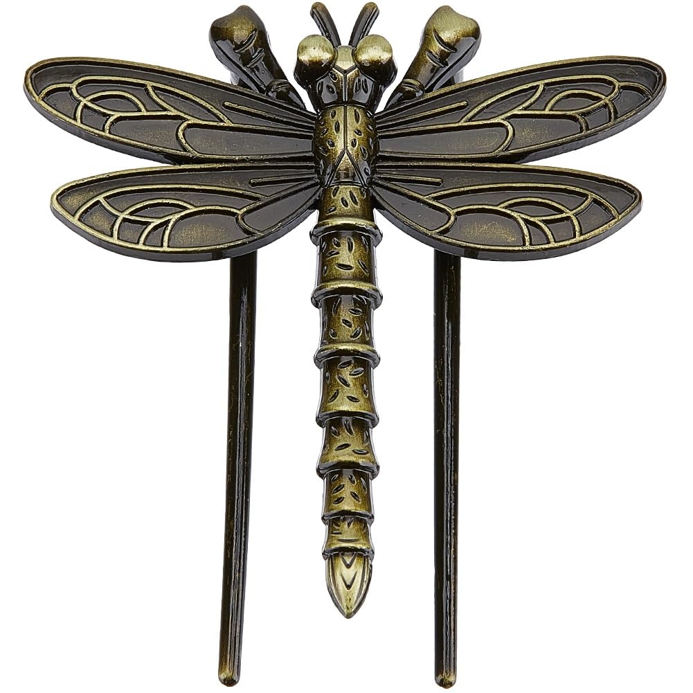 CRASPIRE Vintage Book Clips Dragonfly Metal Antique Bronze Bookmark Free Your Hands Page Open Holder for Journals Books for Book Lovers Office Workers Readers Writers While Writing