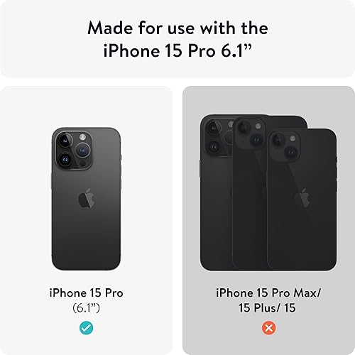 Miniatura 6 de Mous Funda compatible con iPhone 15 Pro MagSafe - Limitless 5.0 - Bambú - Funda protectora para iPhone 15 Pro - Funda protectora para teléfono a