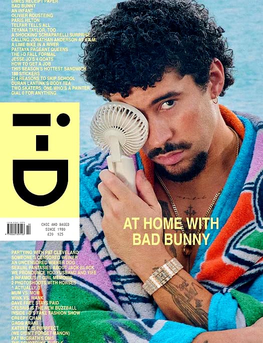 i-D Magazine 2025 Issue 375 BAD BUNNY Cover The Beta Issue strip