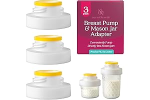 Mason Jar Breast Milk Storage - Pump, Store, Feed - Spectra Adapter,...