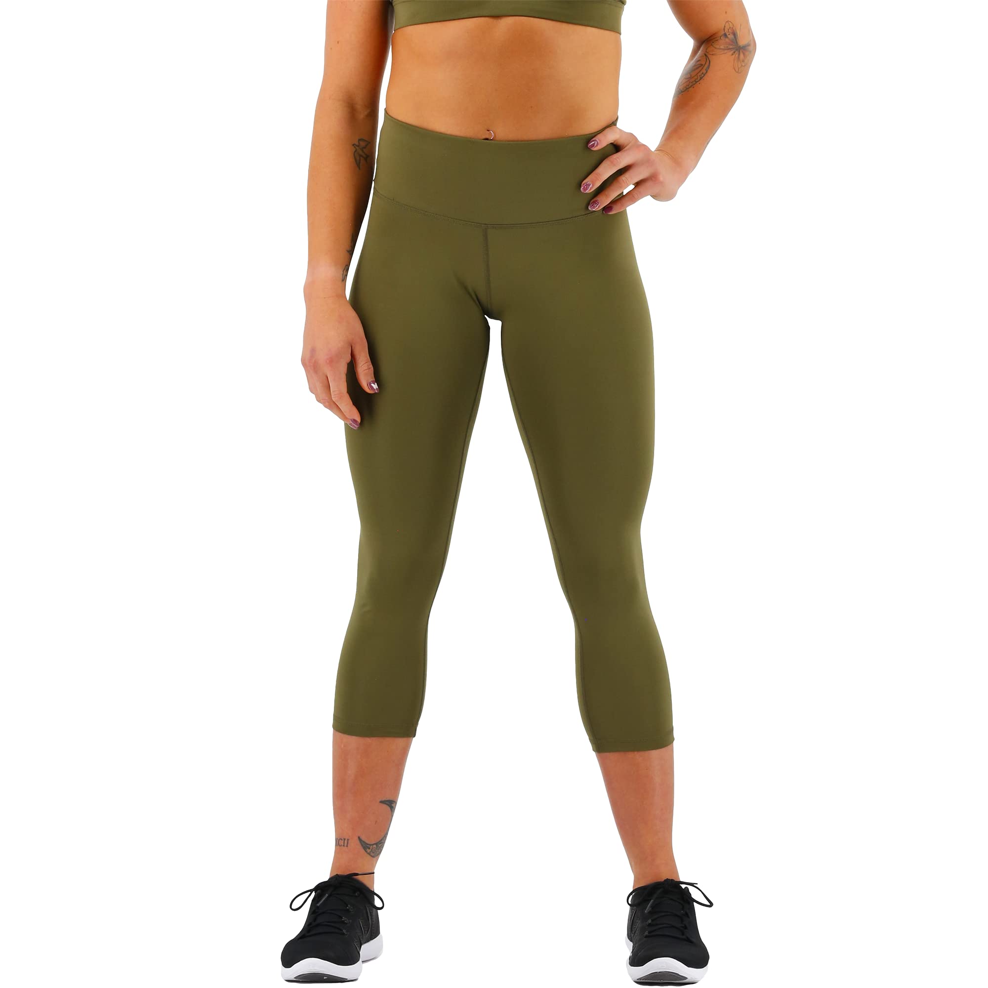 TYR Legginsy Sportowe Typu Cropped - Leginsy Kobiety