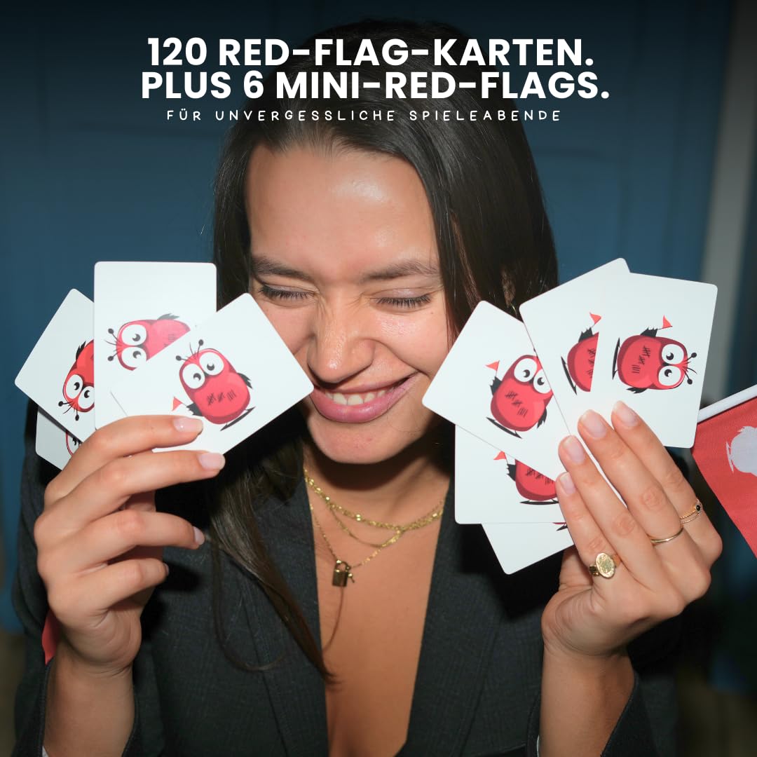 Red Flags: The Game of Terrible Dates, Divertente gioco di carte/gioco di società per adulti, 3-10 giocatori, di Jack Dire, creatore di Superfight (versione inglese
