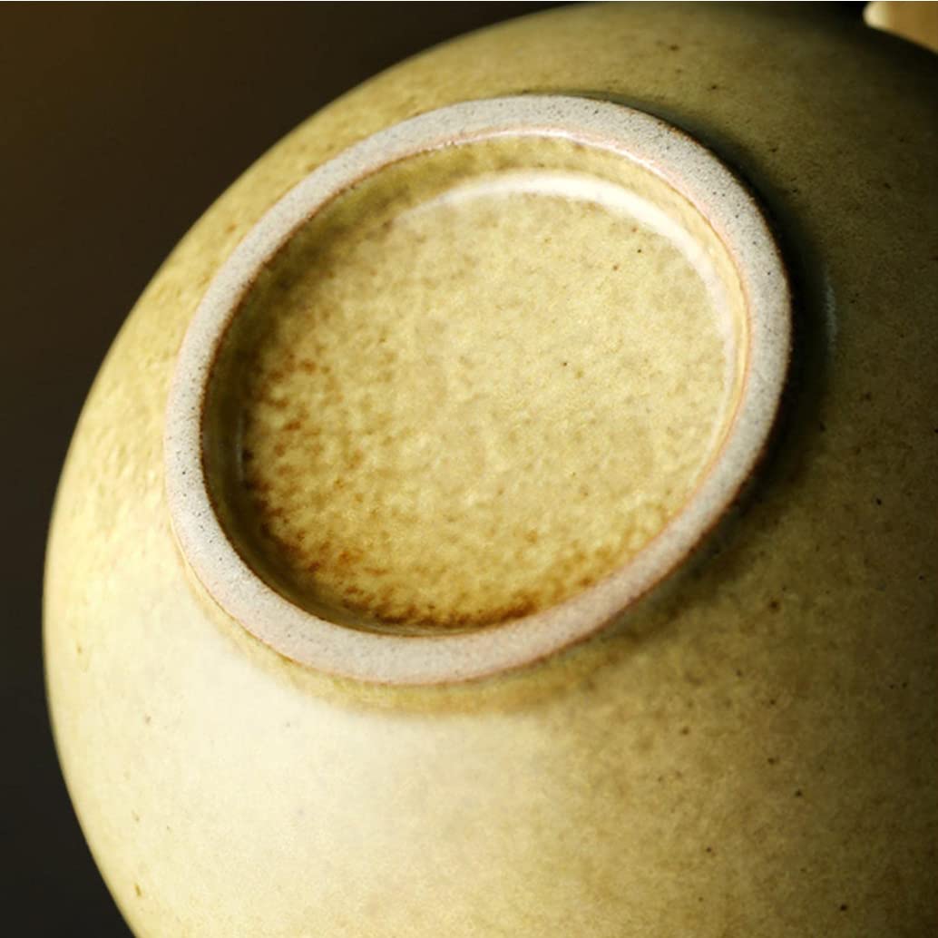 Ceramiczny kubek do kawy wiejski wiejski ceramiczny kubek, do układania w stos, ceramiczny kubek do kawy, 350 ml wypalana w piecu kubek śniadaniowy kreatywny prezent dla przyjaciół, urodziny, święta, impreza F-350 ml