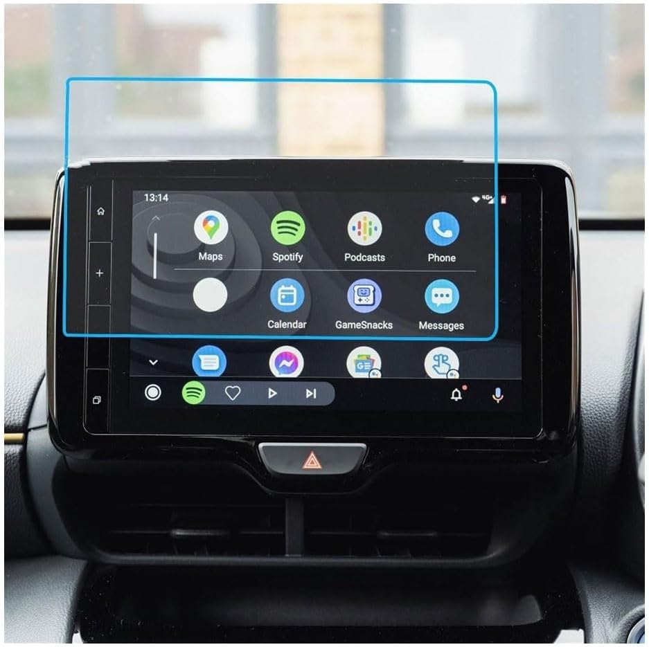 Car Screen Protector for Yaris Cross 2021 2022, Car Radio Stereo Tempered Glass GPS Foils High Definition Protective Film No Glare Fingerprints Scratch