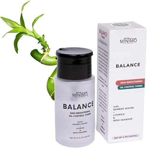 Minimo Balance Skin Brightening + Oil Control Tónico facial diario Hidrata y desintoxica el tono de la piel e incluso el tono de piel con