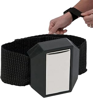 Magnetiskt armband för skruvar, magnetiskt verktygsarmband, magnetisk byggarbetsdel grabber - magnetisk armbandshållare för skruvar, stift, klämmor för vuxna